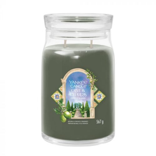 Signature Yankee Candle Grande Olive & Cipress