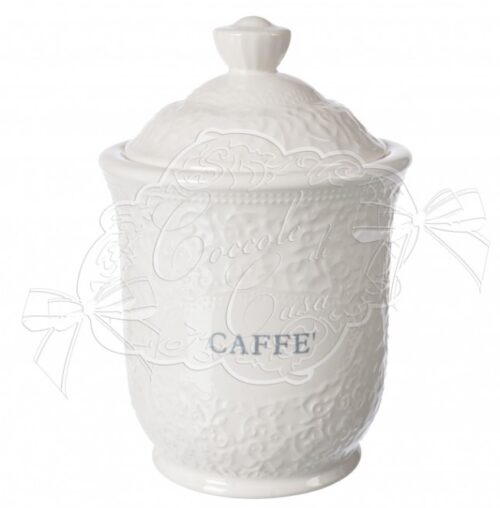 Set 3 barattoli in ceramica linea Mia - H16x11 cm - Coccole di casa - immagine 4